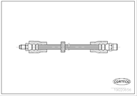 Corteco тормозные шланги 230 audi/vw