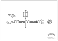 Тормозной шланг задний r [480mm]