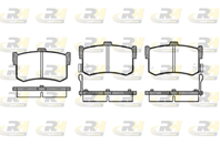 Колодки тормозные дисковые 224202 от производителя ROAD HOUSE