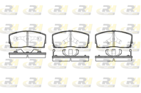 Колодки тормозные дисковые 225402 от фирмы ROAD HOUSE