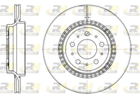 Диск торм.задн. Volvo XC90 (02-) 