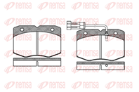 Колодки тормозные дисковые передние 043512 от компании REMSA