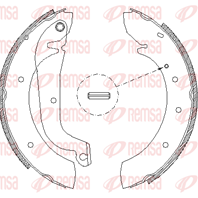 колодки барабанныеPEUGEOT J5 90-94, CITROEN C25 84-94, Fiat Ducato Maxi <02