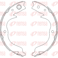 Колодки барабанного ручника 474800 от фирмы REMSA