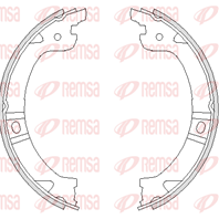 Колодки барабанного ручника 474400 от компании REMSA