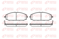 711 04_=222255 !колодки дисковые п.\ Nissan Patrol Y61 4.5i/2.8TD/4.2TD 97&gt/3.0Di 00&gt