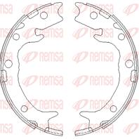 Колодки барабанного ручника 473700 от компании REMSA