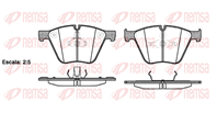 1419 00_=FDB4287=FDB4258 [34116783554] !колодки дисковые п.\ BMW X6 E71/E72/GT 4.4i 08&gt