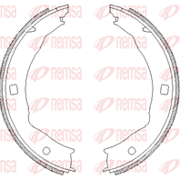 Колодки барабанного ручника 471700 от производителя REMSA