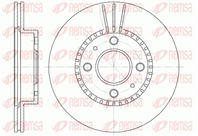 6430.10 диск тормозной передний! nissan almera 1.6/2.0d 95&gt