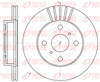 6618.10_диск тормозной передний!\ Toyota Yaris 1.0-1.4D 99&gt