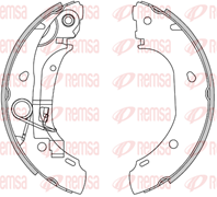 Барабанные тормозные колодки 416300 от производителя REMSA