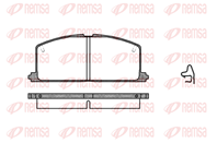 167 04_=FO440481=D2023-01=178 004-SX !колодки дисковые п.\ Toyota Camry 82-88/Carina 1.6-2.0D &lt98