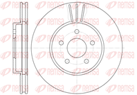 6607.10_диск тормозной передний!\ Ford Mondeo 1.8-2.2TD 00&gt