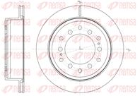 Диск торм. задн. вент.[312x18] 6 отв.
