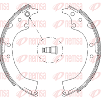Барабанные тормозные колодки 408500 от производителя REMSA