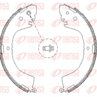 Барабанные тормозные колодки 411900 от фирмы REMSA