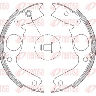 Колодки барабанного ручника 414800 от производителя REMSA