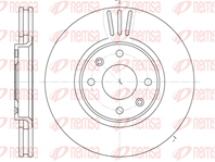 6604.10 диск тормозной передний! citroen c5  peugeot 307 1.4-2.0hdi 00&gt