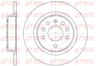 6688.00 диск тормозной задний! Opel Vectra 1.6-2.2DTi 02&gt