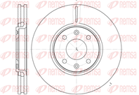 6587.10 диск тормозной передний! Citroen C5/Xantia 2.0-3.0/2.0HDi/2.1TD 96&gt