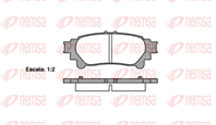 1395 00 [044660E010] !колодки дисковые з. Lexus RX 350 09&gt