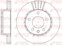 6202.10_диск тормозной передний! opel omega 1.8-2.3td 86-94