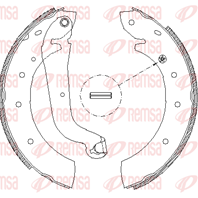 Барабанные тормозные колодки 451401 от фирмы REMSA