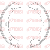 Колодки барабанного ручника 474500 от производителя REMSA