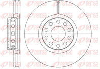 6592.10_диск тормозной передний! Audi A6/A8 2.2-4.2/2.5TDi 91-00