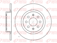 6983.00 диск тормозной задний! fiat grande punto 1.9d 05&gt