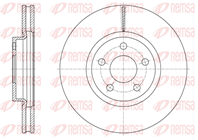 61603.10_диск тормозной передний! Ford Galaxy/S-Max 15&gt