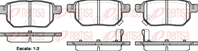 1286 02_[0446612130] !колодки дисковые з. Toyota Auris 1.4VVT-i -2.2D 07&gt/Yaris 1.0VVT-i 06&gt