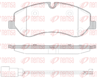 Колодки тормозные дисковые передние 152002 от компании REMSA