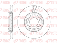 6709.10_диск тормозной передний!\ Skoda Fabia, VW Polo 1.0-1.4/1.9TDi 99&gt