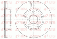 6842.10_диск тормозной передний! Toyota Avensis/C