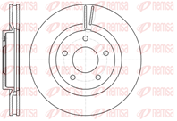 61087.10_диск тормозной передний!\ Nissan Qashqai 1.6/2.0i/1.5DCi/2.0DCi 07&gt