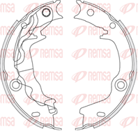 Колодки тормозные барабанные 467600 от производителя REMSA