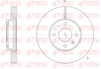 61456.10_диск тормозной передний! вентилир.\ Chevrolet Aveo 1.2-1.6/1.3D 11&gt