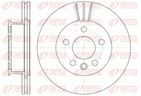 6416.10_диск тормозной передний! vw t4 2.0-2.5d 90-96