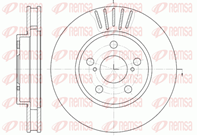 6541.10_диск тормозной передний! toyota carina 1.6/1.8/2.0d 92-97