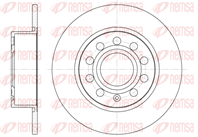 6649.00_диск тормозной задний!\ Audi A3, Skoda Octavia, VW Golf 1.4/1.6-2.0TDi 03&gt