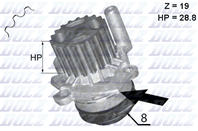 A-224 помпа! Audi A4/A5/A6/Q3/Q5  VW Jetta/Caddy/Passat/Amarok/Crafter  Skoda Yeti 2.0TDi 09&gt