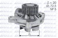 A-180 помпа! Audi 100 2.5TDi 90-94