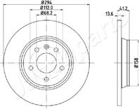 Диск тормозной FORD GALAXY 2.8 00-06/VW SHARAN 95-/TRANSPORTER 90-03 задний