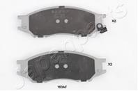 Колодки тормозные дисковые передние PA150AF от компании JAPANPARTS