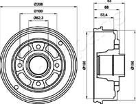 Барабан тормозной RENAULT LOGAN/CLIO/MEGANE (d 180mm)