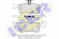 182174-200_колодки дисковые задние!\ Ford Fiesta VII 17>