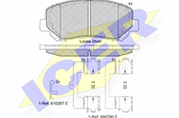 182196-200_колодки дисковые п.! с антискр. пл.\ Mazda CX-5 2.0/2.0D 11&gt