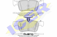 колодки дисковые задние!\ Ford Mondeo V 1.6/2.0/2.0TDCI 13>